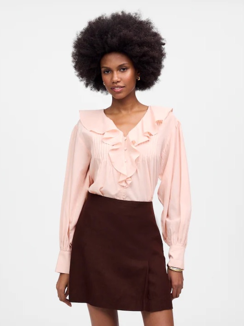 Madewell Pleated Linen Mini Skirt